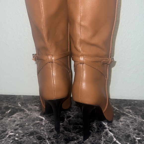 NWOT Reiss Caitlin Knee High Boot in Tan Size: 9 - Picture 8 of 13